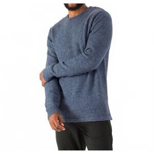 NEW GLYDER ridge view crew sweater in washed blue